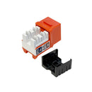 RJ45 Cat6a Slim Profile Jack, 110 Punch-Down