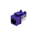 RJ45 Cat6a Slim Profile Jack, 110 Punch-Down