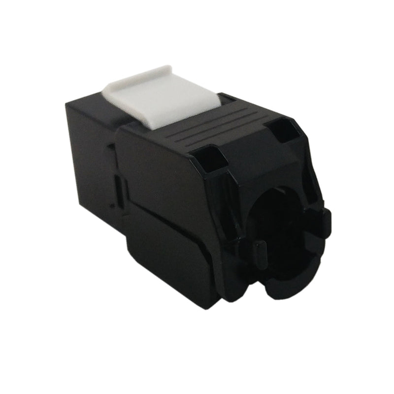 RJ45 Cat6 Slim Profile 180 Degree Jack, 110 Punch-Down or Tool-Less