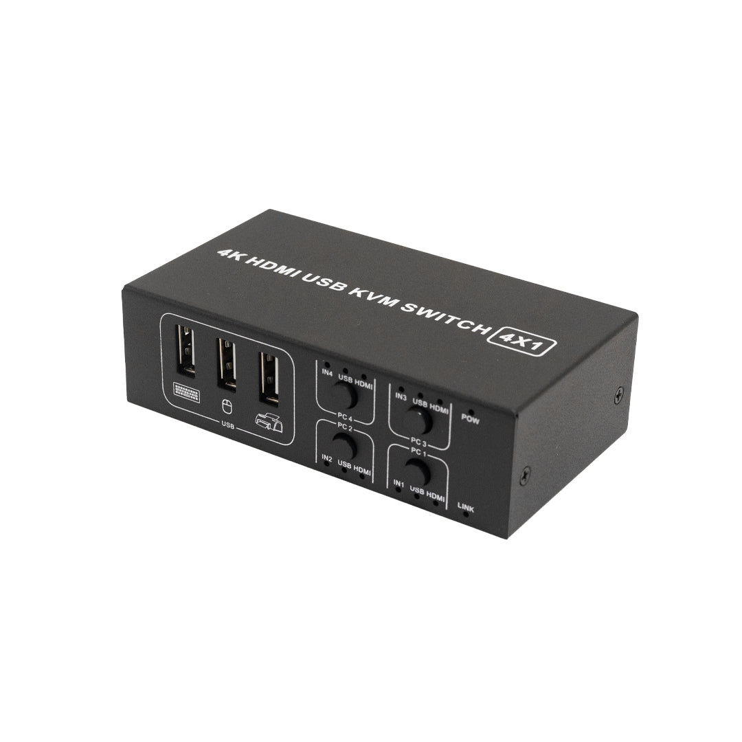 4-Port KVM Switch HDMI/USB (4K@60Hz)