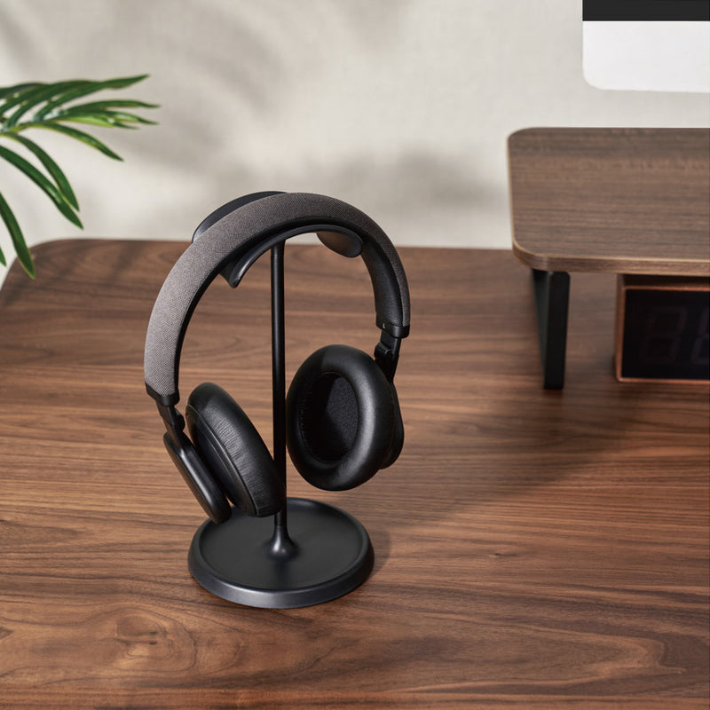 Slim Desktop Headphone Stand - Aluminum - BLACK