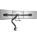 Triple Screen Desktop Display Mount - Full Motion - Fits Monitors 17 to 27 inch