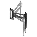 TV Fireplace Mantel Wall Mount Bracket for Flat and Curved LCD/LEDs - Tilt, Swivel and Vertical - Fits Sizes 43 to 70 inches - Maximum VESA 600x400