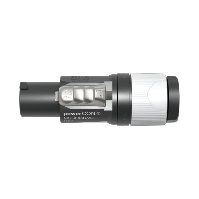Neutrik 3 Pole AC Power-out Cable Connector - Grey (for 10-16mm diameter cable)
