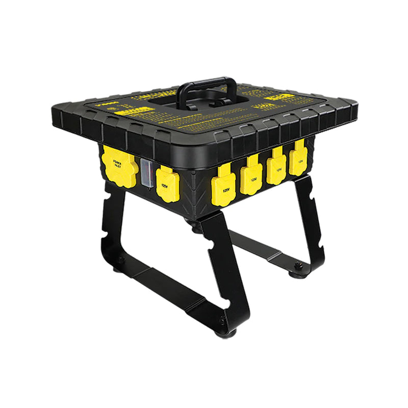 Electrical Worksite Portable Box - 9 Outlet GFCI (15Amp)