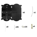 Indoor Wall Mounted Fiber Optic Distribution Box (96 Couplers Maximum)