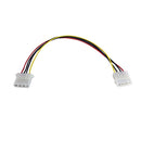 12 inch LP4 Male to LP4 Female Internal Power Cable