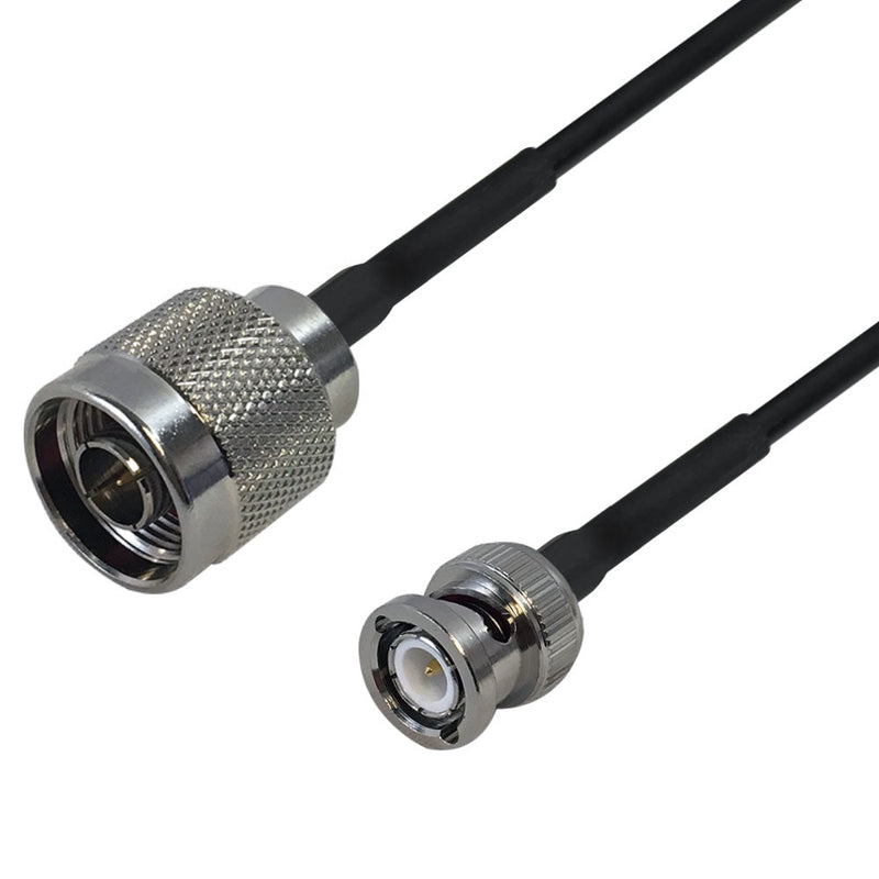 Premium Phantom Cables RG174 N-Type Male to BNC Male Cable