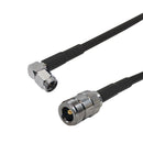 Premium Phantom Cables Brand RF-195 N-Type Female to SMA Male (Right Angle) Cable