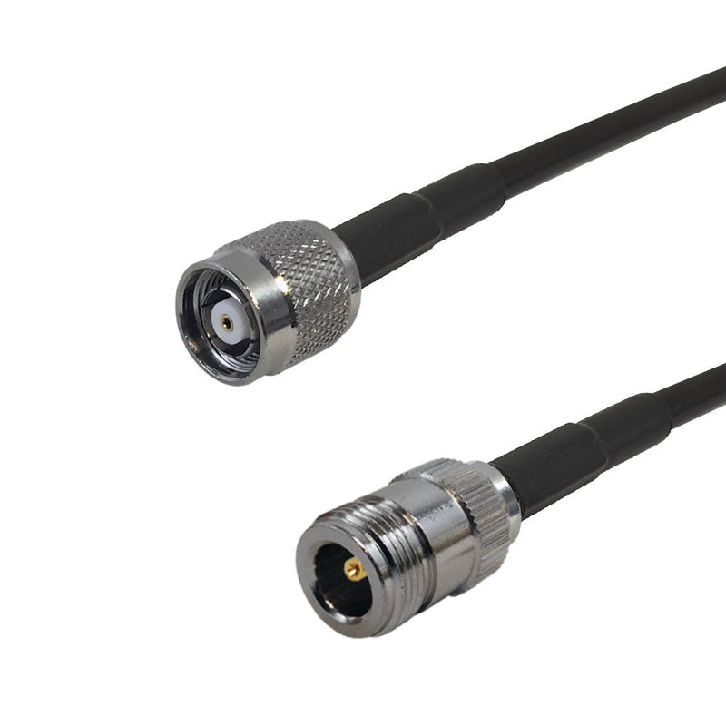 Premium Phantom Cables Brand RF-195 N-Type Female to TNC-RP (Reverse Polarity) Male Cable