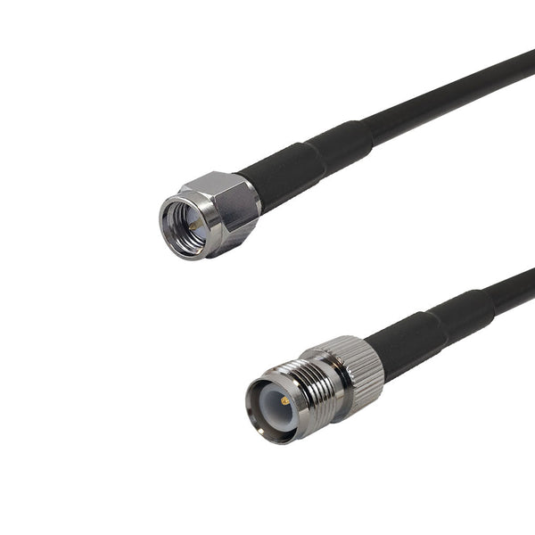 Premium Phantom Cables Brand RF-195 SMA Male to TNC-RP (Reverse Polarity) Female Cable