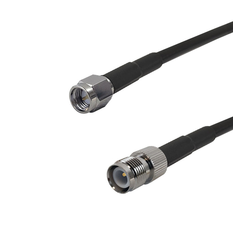 Premium Phantom Cables Brand RF-195 SMA Male to TNC-RP (Reverse Polarity) Female Cable