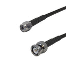 Premium Phantom Cables Brand RF-195 SMA Male to BNC Male Cable