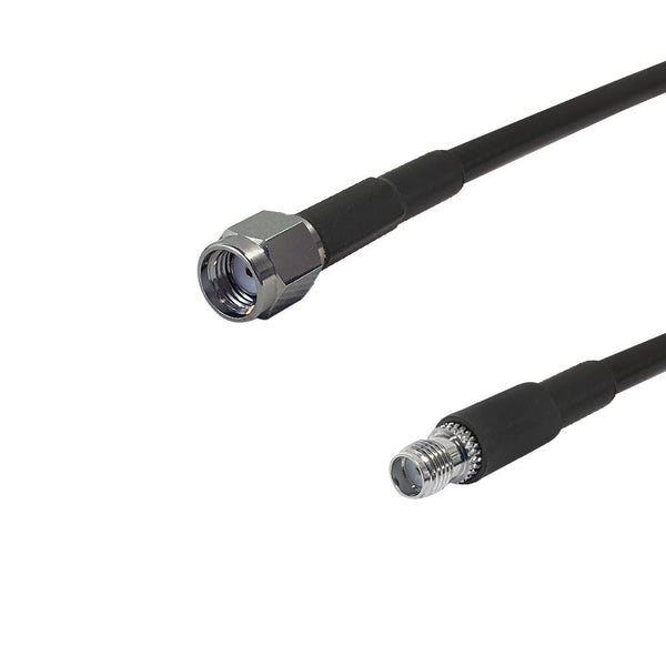 Premium Phantom Cables Brand RF-195 SMA-RP (Reverse Polarity) Male to SMA Female Cable