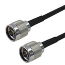 Premium Phantom Cables Brand RF-240 N-Type Male to N-Type Male Cable
