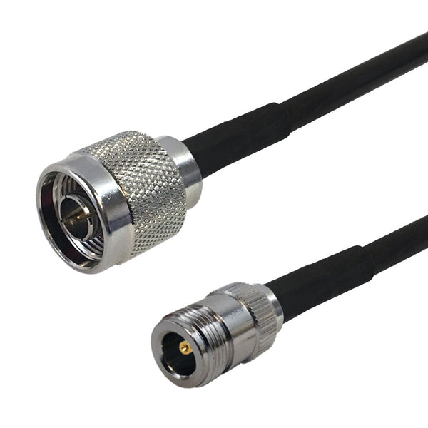 Premium Phantom Cables Times Microwave LMR-240 N-Type Male to N-Type Female Cable