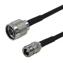 Premium Phantom Cables Brand RF-240 N-Type Male to N-Type Female Cable