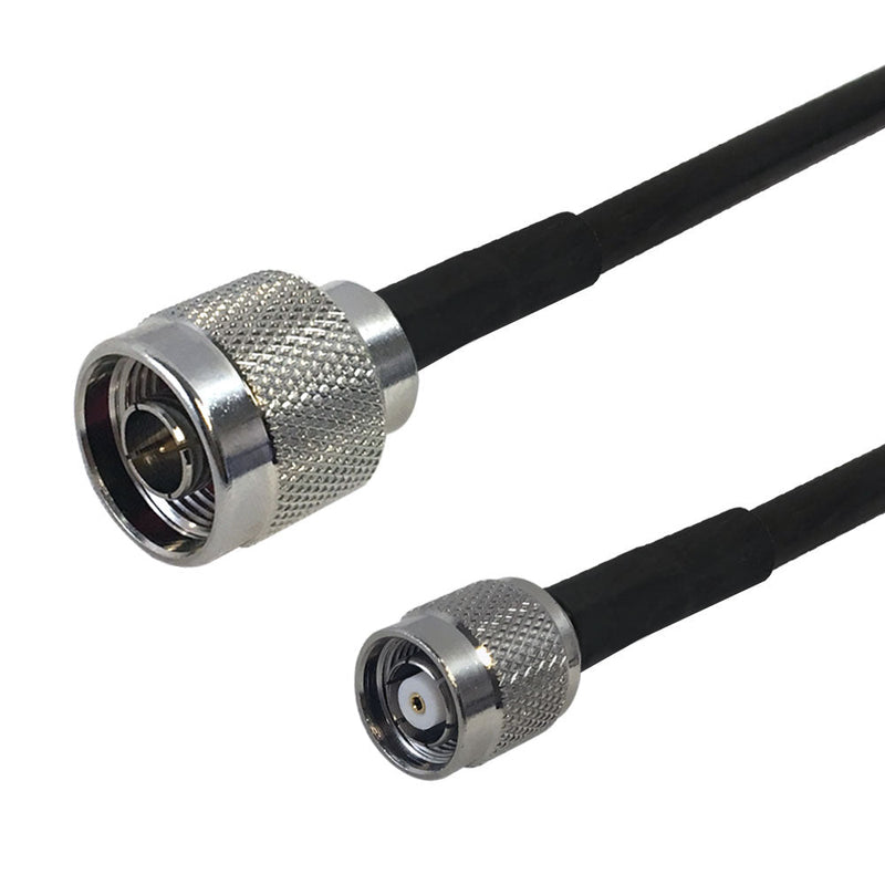 Premium Phantom Cables Brand RF-240 N-Type Male to TNC-RP (Reverse Polarity) Male Cable