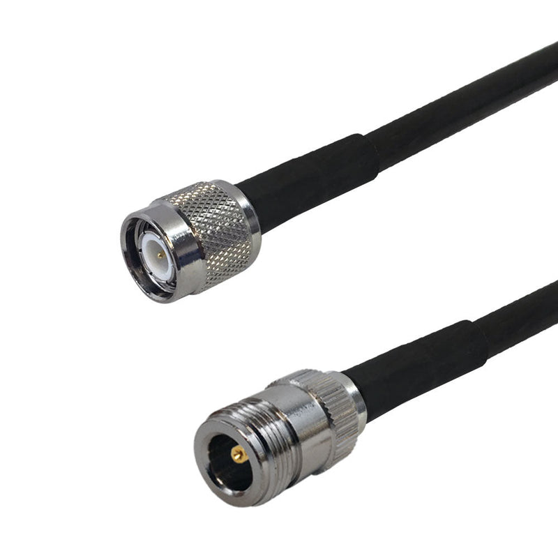 Premium Phantom Cables Times Microwave LMR-240 N-Type Female to TNC Male Cable