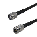Premium Phantom Cables Times Microwave LMR-240 Ultra Flex N-Type Female to TNC-RP (Reverse Polarity) Male Cable