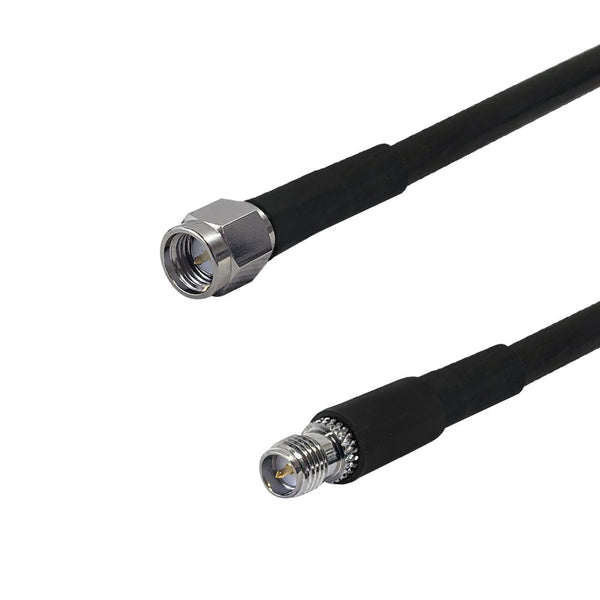 Premium Phantom Cables Brand RF-240 SMA Male to SMA-RP (Reverse Polarity) Female Cable