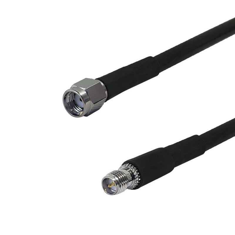 Premium Phantom Cables Brand RF-240 SMA-RP (Reverse Polarity) Male to SMA-RP (Reverse Polarity) Female Cable