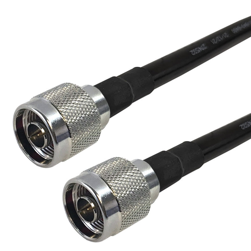 Premium Phantom Cables Times Microwave LMR-400 N-Type Male to N-Type Male Cable