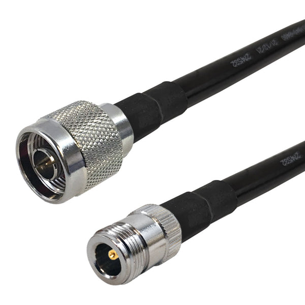 Premium Phantom Cables Times Microwave LMR-400 N-Type Male to N-Type Female Cable