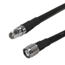 Premium Phantom Cables Times Microwave LMR-400 Ultra Flex SMA Male to TNC Male Cable