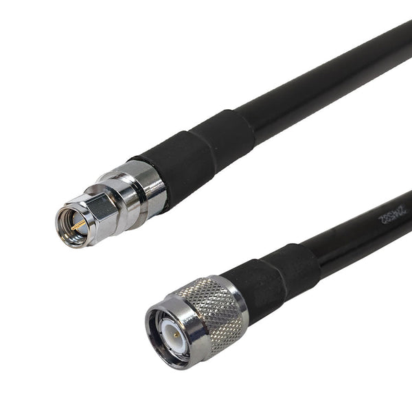 Premium Phantom Cables Times Microwave LMR-400 SMA Male to TNC Male Cable