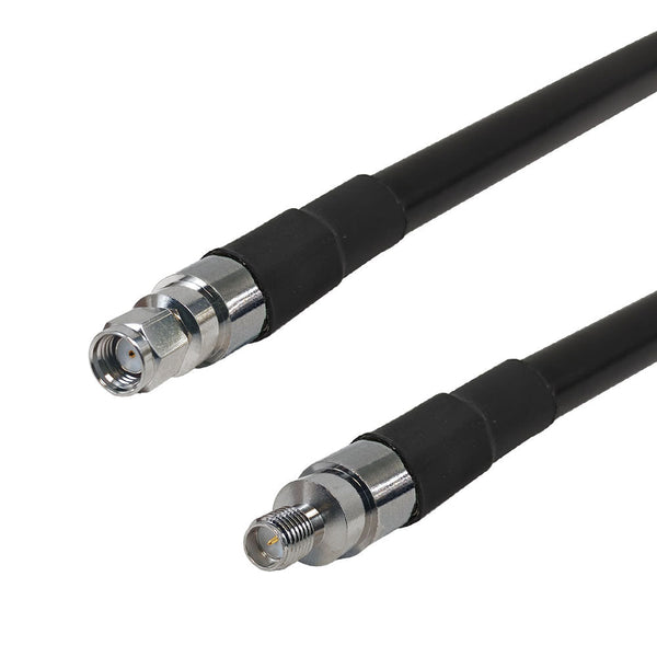 Premium Phantom Cables Brand RF-400 SMA-RP (Reverse Polarity) Male to SMA-RP (Reverse Polarity) Female Cable