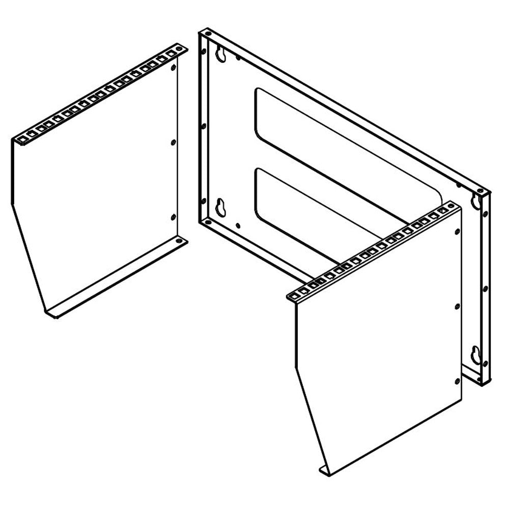 Vertical Wall Mount Rack 6U
