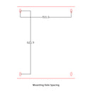 Wall Mount Swing Cabinet 15U x 18.5" Usable Depth - Perforated Doors - Black