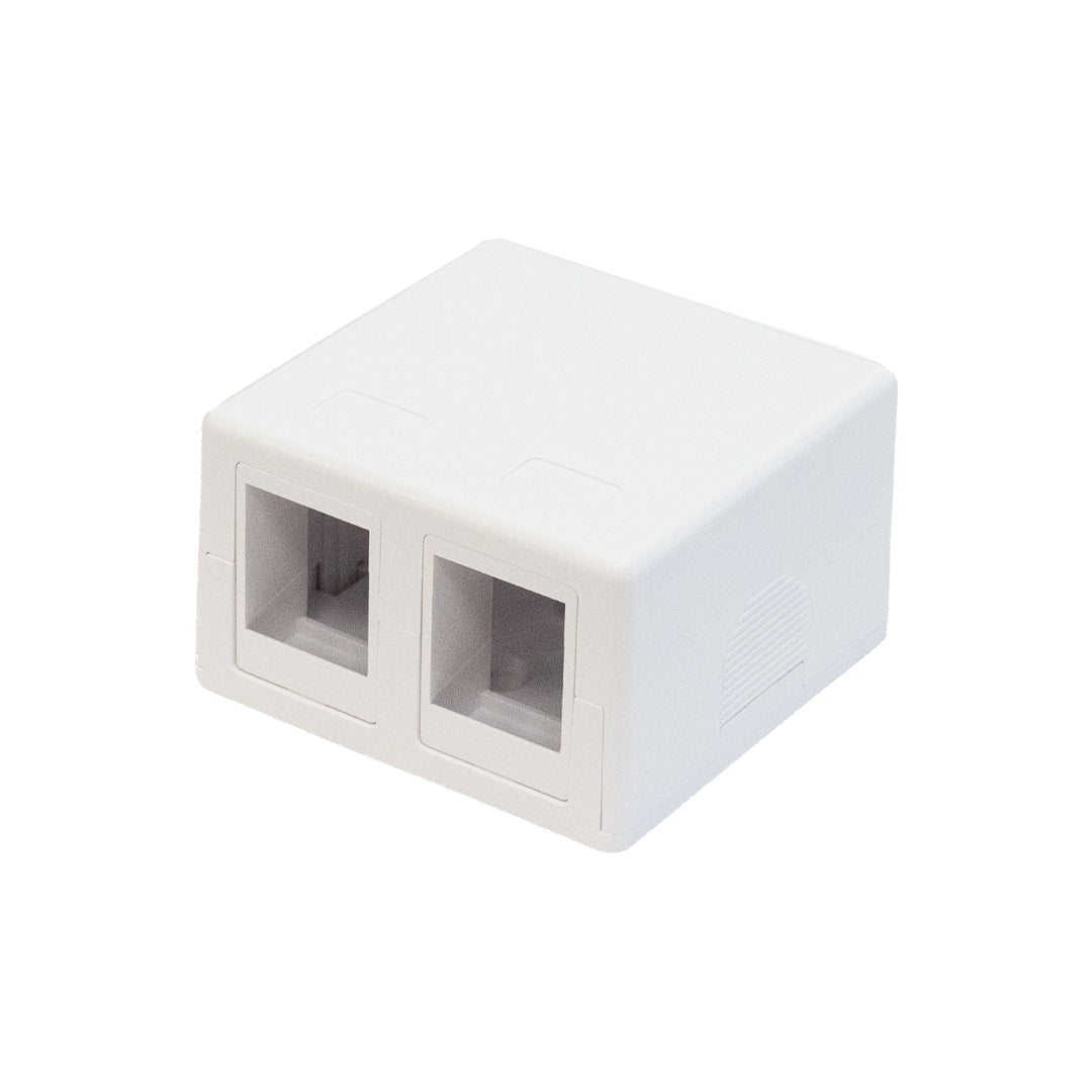 Surface Box 2 Port White