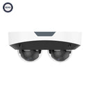 4MP 2x Dome IP Camera - 2.8mm Fixed Lens - WDR - Low Light IR - IK10 - WHITE