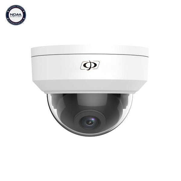 4MP Dome IP Camera - Fixed Lens - Smart IR - HLC - IK10 IP67 Rated