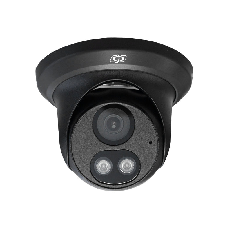 8MP Turret IP Camera - 2.8mm Lens - AI - Color Night Vision - Microphone/Speaker - IP67 Rated