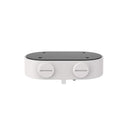 Junction Box Mounting Bracket for Dual Dome IP Dome Camera - WHITE