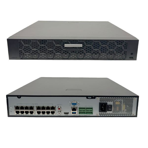 32-Channel IP NVR - 16MP - 4K 320Mbps - 16x PoE - 4x SATA