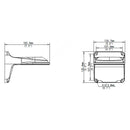 Wall Mounting Bracket for IP Dome Cameras - White