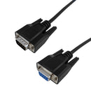 DB9 Male to DB9 Female Serial Cable - Straight-Through