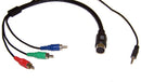 1ft RCA Male + 3.5mm Male Disconnecting Adapter CL2/FT4