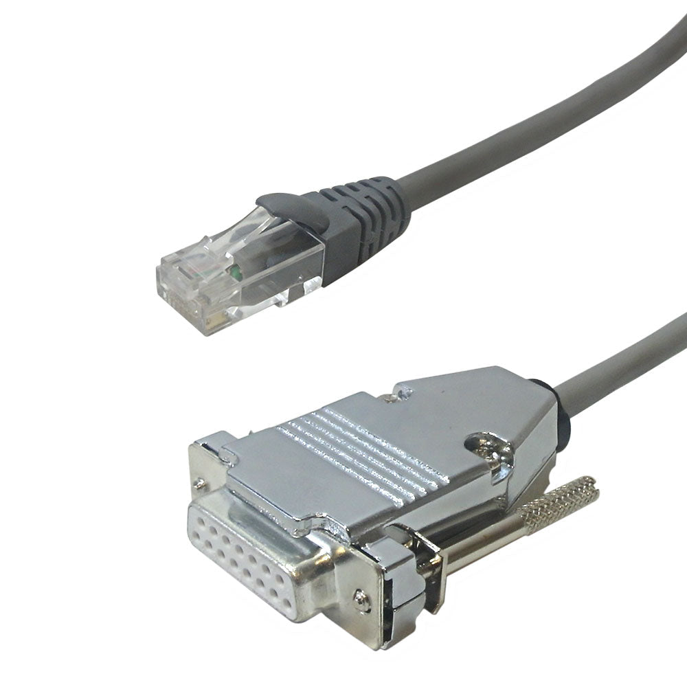Premium Phantom Cables T1 Straight Through RJ48C to  DB15 Female, 2pr 100ohm