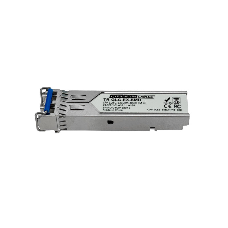 Cisco® GLC-EX-SMD Compatible 1000BASE-EX SFP 1310nm, 40km - Industrial LC SM Transceiver