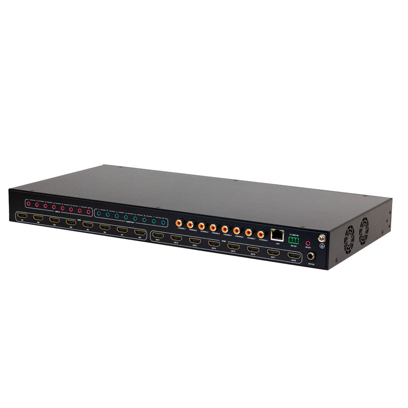8x8 HDMI Matrix 4K@60Hz - YUV 4:4:4 - 18Gbps - HDCP 2.2 - IR control