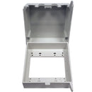 Outdoor Weather Proof Outlet Box, Double Gang White