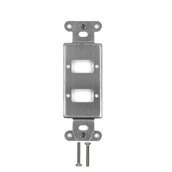 Decora Strap 2x ICDB Cutout - Stainless Steel