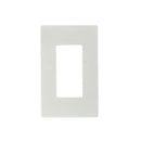 Decora Screw-Less Wall Plate - Single Gang - White