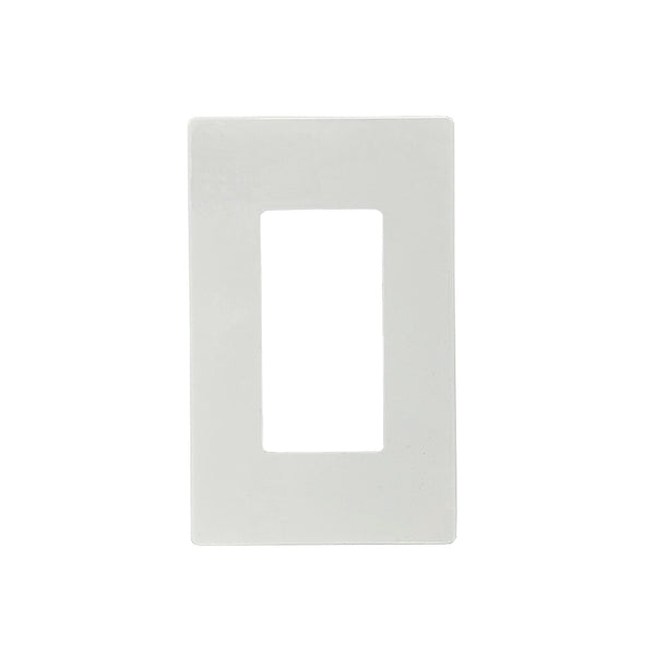 Decora Screw-Less Wall Plate - Single Gang - White