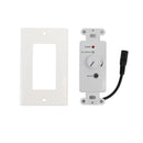 Wall Plate Decora Style - Built-in Power Amplifier with Bluetooth v5 Audio Receiver - 50W Max - White